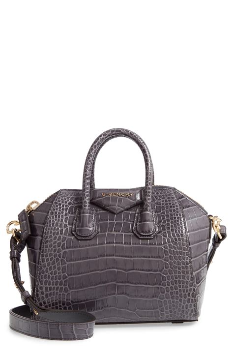 givenchy crocodile bag price|Mini Antigona bag in crocodile effect leather .